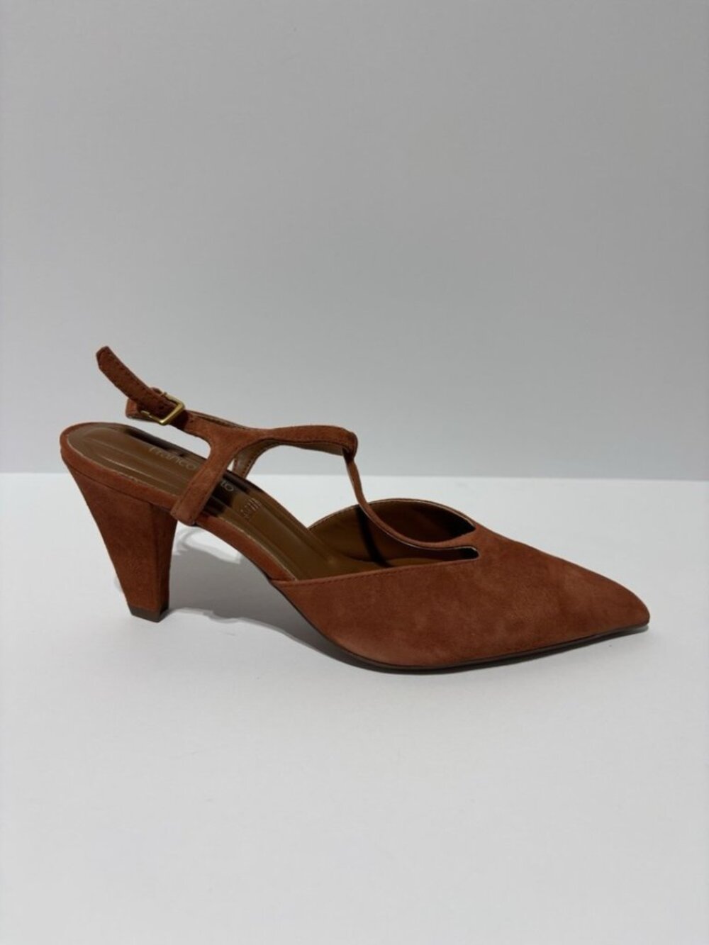 Franco Sarto Women’s Ovett Pointed Toe T-Strap Pumps, Size 8 M